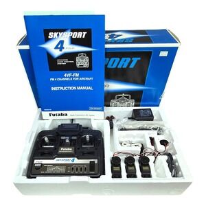 Vintage Futaba Skysport 4 R/C Radio System Kit 4VF-FM72 Digital Proportional NIB